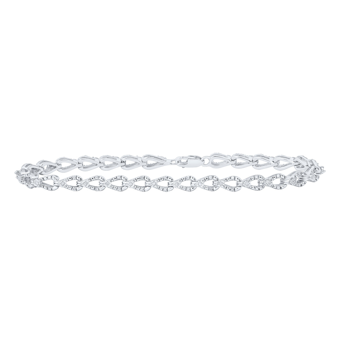 3/8CTW-DIA P3 GIFT  BRACELET(7 INCH)