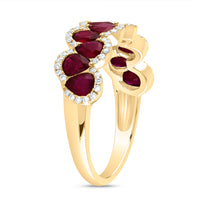 Load image into Gallery viewer, 1/5CTW-DIA ANA M 2CTW PS-RU NAT GEM RING
