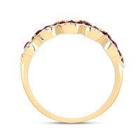 Load image into Gallery viewer, 1/5CTW-DIA ANA M 2CTW PS-RU NAT GEM RING
