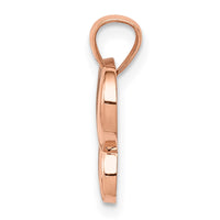 Load image into Gallery viewer, 14k Rose Gold w/Rhodium Butterfly Pendant
