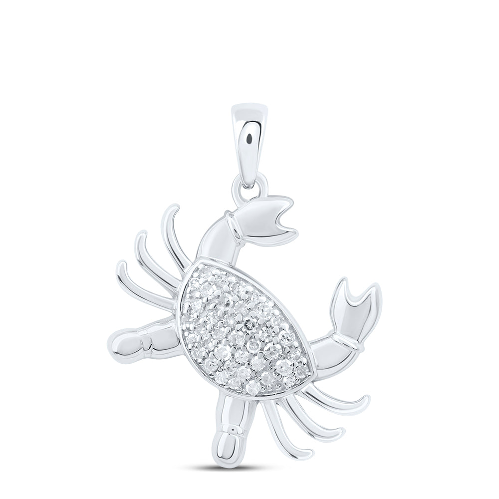 1/5CTW-DIA P1 GIFT CRAB PENDANT
