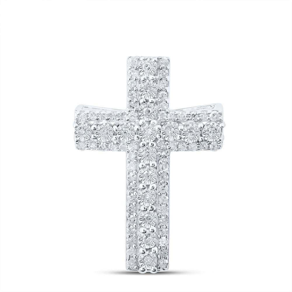 1/4CTW-DIA P1 GIFT CROSS PENDANT