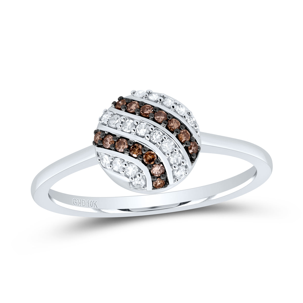 1/5CTW-DIA P1 GIFT COGNAC NATURAL RING