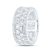 Load image into Gallery viewer, 4 7/8CTW-DIA ANA M EMERALD ANNIVERSARY BAND
