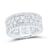 Load image into Gallery viewer, 4 7/8CTW-DIA ANA M EMERALD ANNIVERSARY BAND
