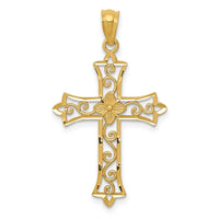 Load image into Gallery viewer, 14k Yellow Gold Cross Pendant
