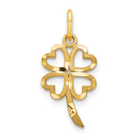 Load image into Gallery viewer, 14k 4 Leaf Clover Charm
