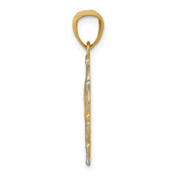 Load image into Gallery viewer, 14K w/Rhodium Baptism Pendant
