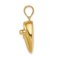 Load image into Gallery viewer, 14K Polished 3D Baby Shoe Pendant
