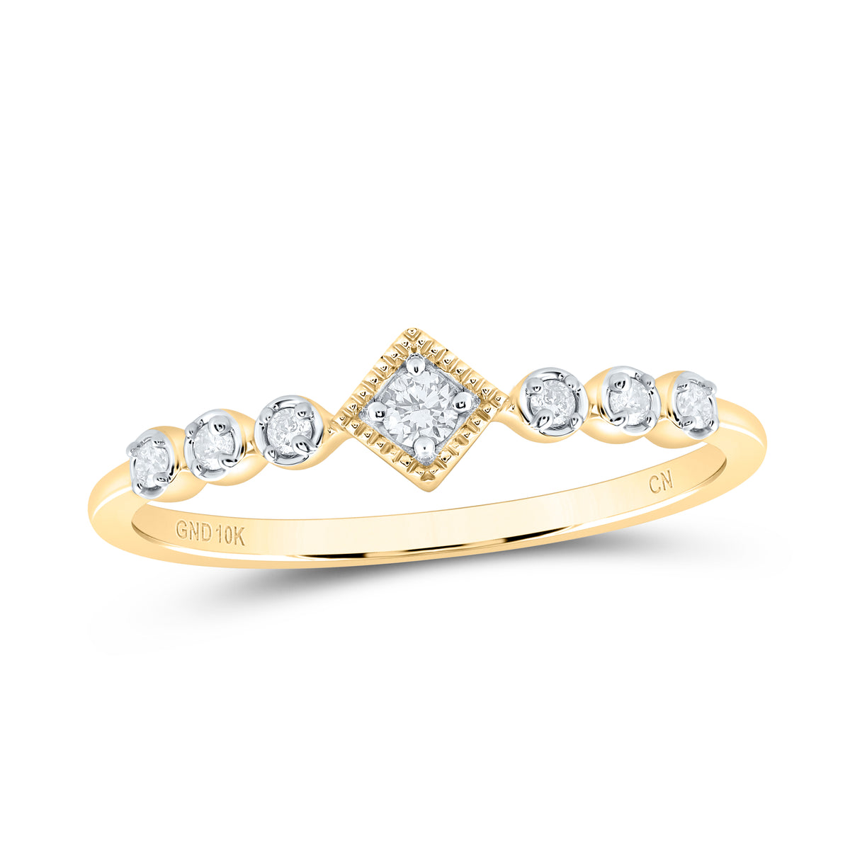 1/10CTW-DIA CN GIFT STACKABLE BAND