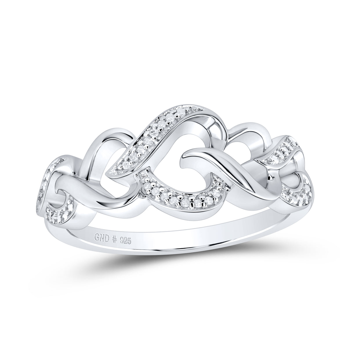 0.03CTW-DIA P1 GIFT HEART RING