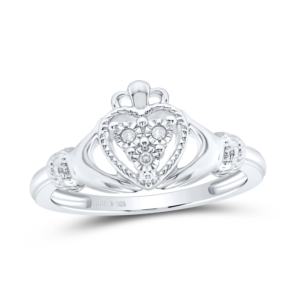 0.02CTW-DIA P1 GIFT HEART RING