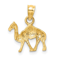 Load image into Gallery viewer, 14K D/C Camel Pendant

