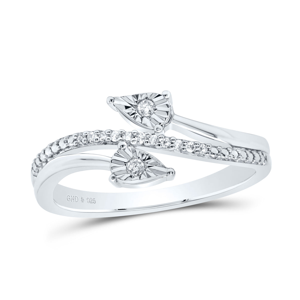 1/12CTW-DIA P1 GIFT PEAR RING