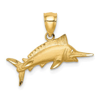 Load image into Gallery viewer, 14K D/C Marlin Pendant
