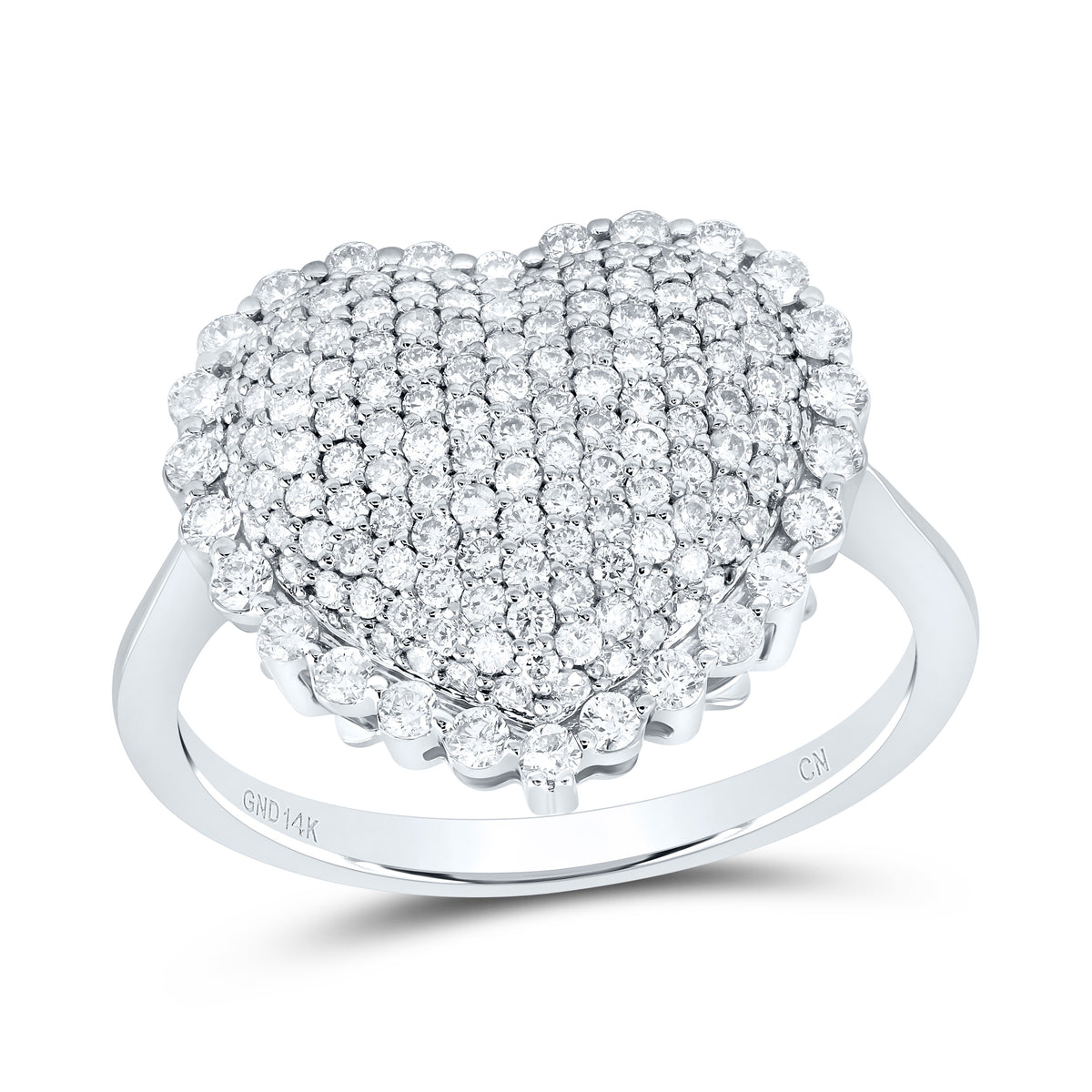 1CTW-DIA CN FASHION HEART RING
