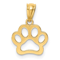 Load image into Gallery viewer, 14K Dog Paw Pendant
