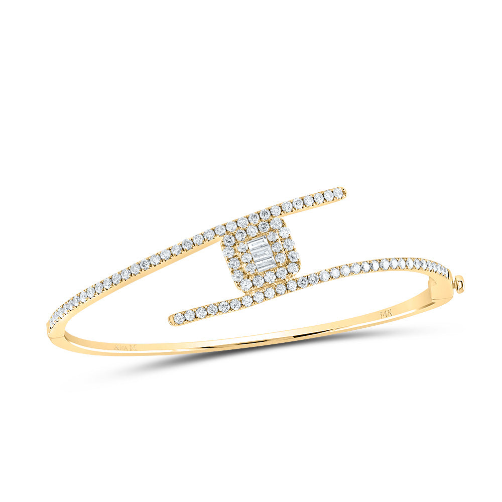 1 1/2CTW-DIA ANA M FASHION BANGLE (48X60 MM)