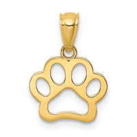 Load image into Gallery viewer, 14K Dog Paw Pendant
