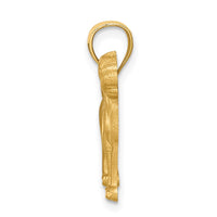 Load image into Gallery viewer, 14K Diamond-cut Boxer Pendant
