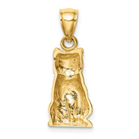 Load image into Gallery viewer, 14K Cat Pendant

