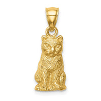 Load image into Gallery viewer, 14K Cat Pendant
