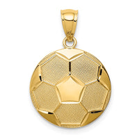 Load image into Gallery viewer, 14K Soccer Ball Pendant
