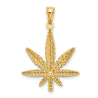 Load image into Gallery viewer, 14K Leaf Pendant
