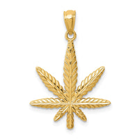 Load image into Gallery viewer, 14K Leaf Pendant
