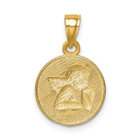 Load image into Gallery viewer, 14K w/Rhodium Angel Pendant
