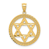 Load image into Gallery viewer, 14K Star of David Pendant
