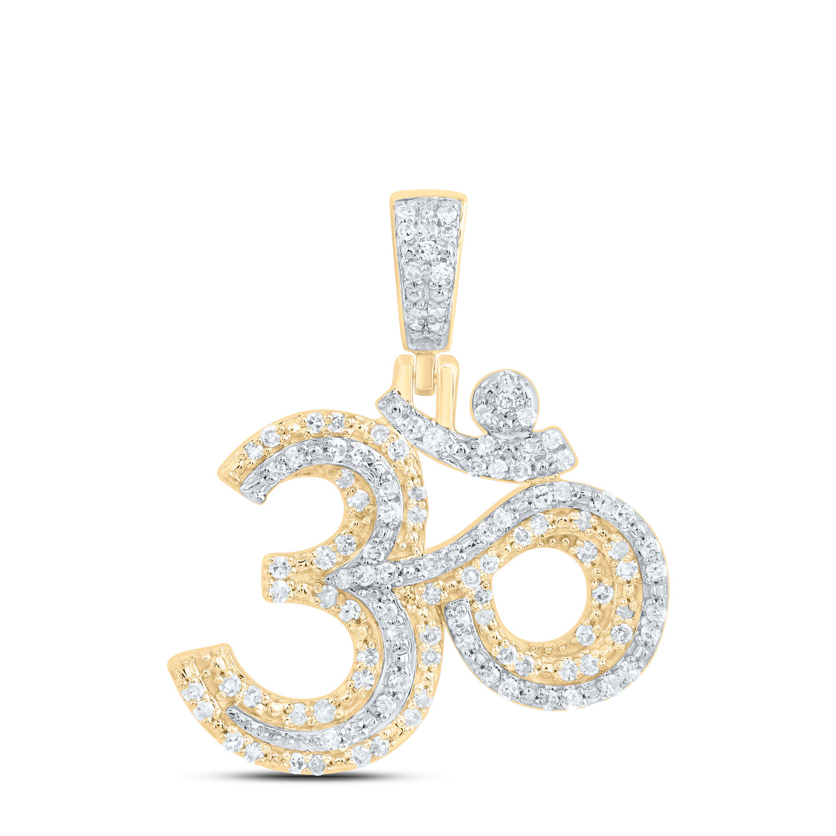 1/3CTW-DIA NK FASHION OM PENDANT