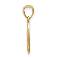 Load image into Gallery viewer, 14K Baby Feet in a Heart Pendant
