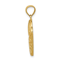 Load image into Gallery viewer, 14K Basketball in Hoop Pendant
