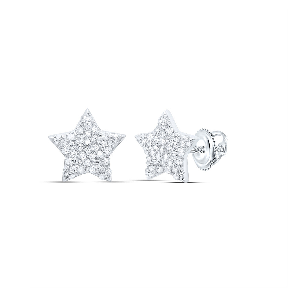 1/4CTW-DIA P1 GIFT STAR EARRING