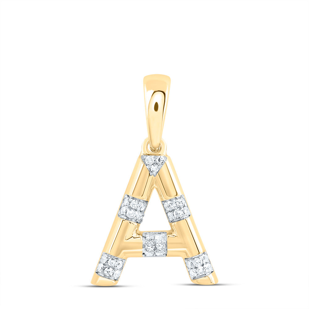 1/10CTW-DIA NK GIFT INITIAL "A" PENDANT