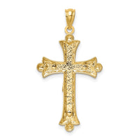 Load image into Gallery viewer, 14K Two-Tone Florentine Crucifix
