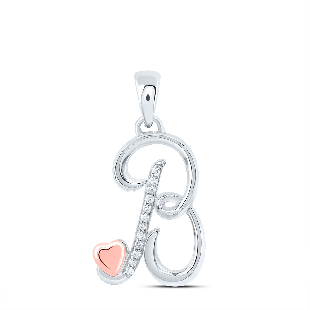 1/20CTW-DIA P1 GIFT INITIAL "B" PENDANT
