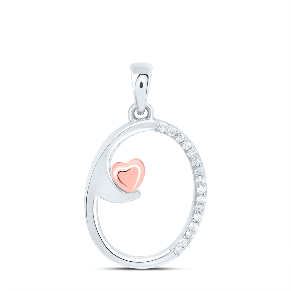 1/12CTW-DIA P1 GIFT INITIAL "O" PENDANT