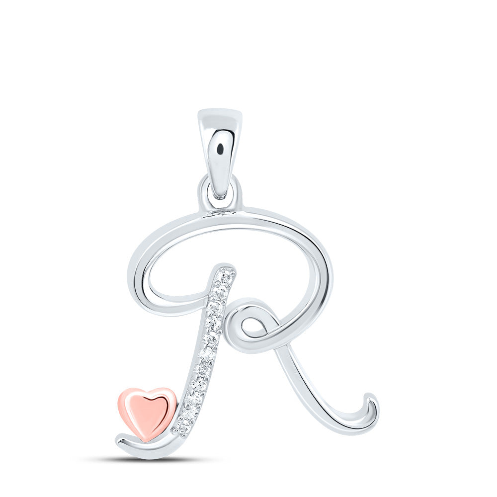 1/20CTW-DIA P1 GIFT INITIAL "R" PENDANT