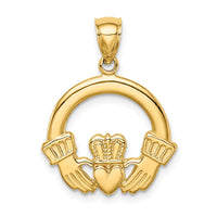 Load image into Gallery viewer, 14K Claddagh Pendant
