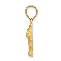Load image into Gallery viewer, 14K Diamond-cut Yorkshire Terrier Pendant
