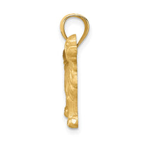 Load image into Gallery viewer, 14K Diamond-cut Golden Retriever Pendant
