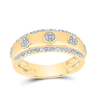 Load image into Gallery viewer, 3/8 CTW-DIA P1 ROUND TRIO RING
