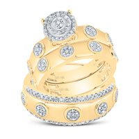 Load image into Gallery viewer, 3/8 CTW-DIA P1 ROUND TRIO RING
