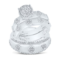 Load image into Gallery viewer, 3/8 CTW-DIA P1 ROUND TRIO RING
