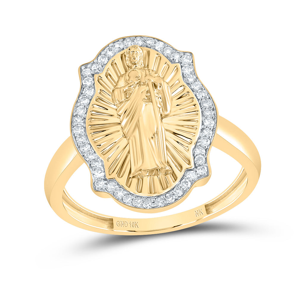 1/5CTW-DIA NK GIFT ST.JUDE LADIES RING