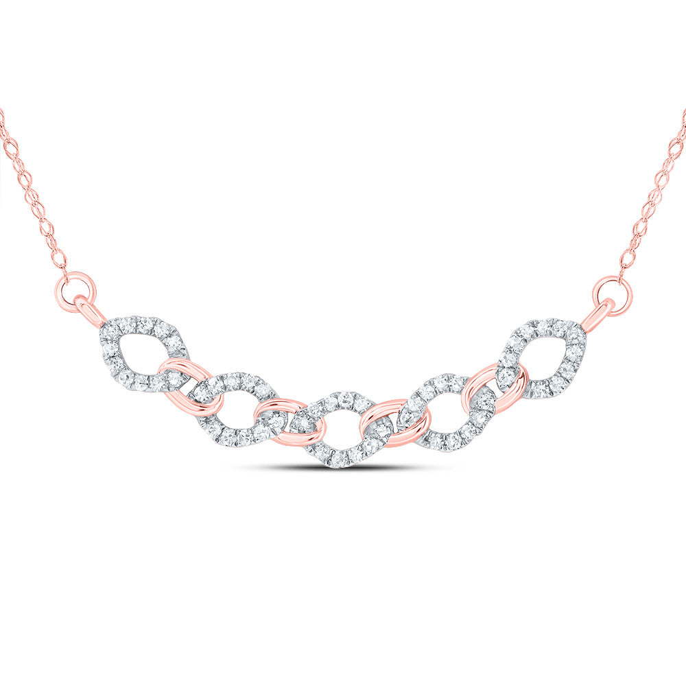 1/4CTW-DIA CN 9.60MM  GIFT CUBAN NECKLACE (18 INCH)