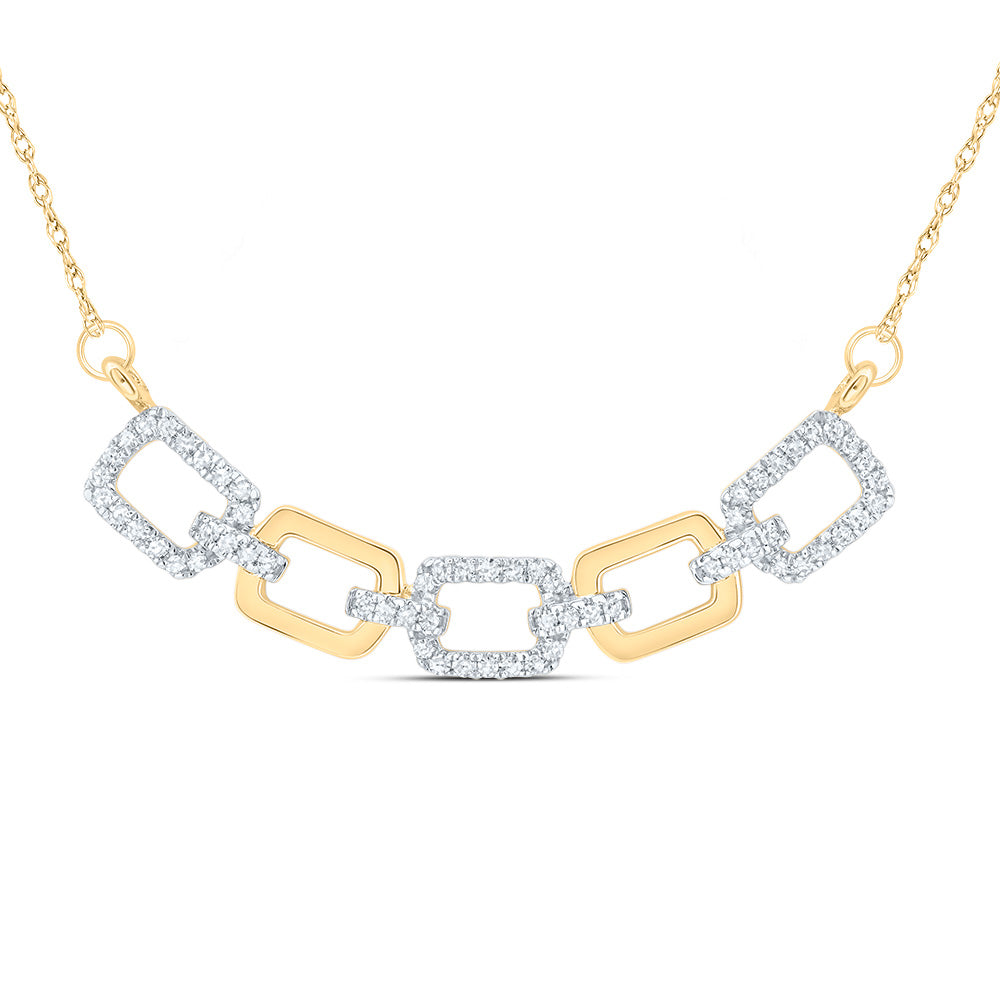 1/4CTW-DIA CN 11.40MM GIFT CUBAN NECKLACE (18 INCH)