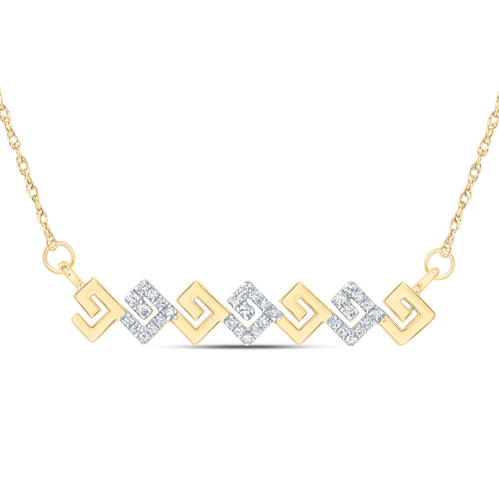 1/10CTW-DIA CN  5.50MM GIFT NECKLACE (18 INCH)